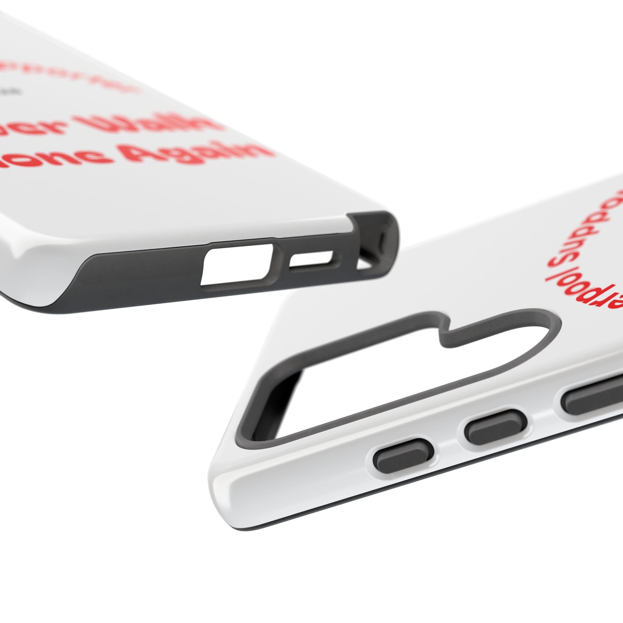 Liverpool Supporter Tough Case — "Never Walk Alone Again" Phone Cover