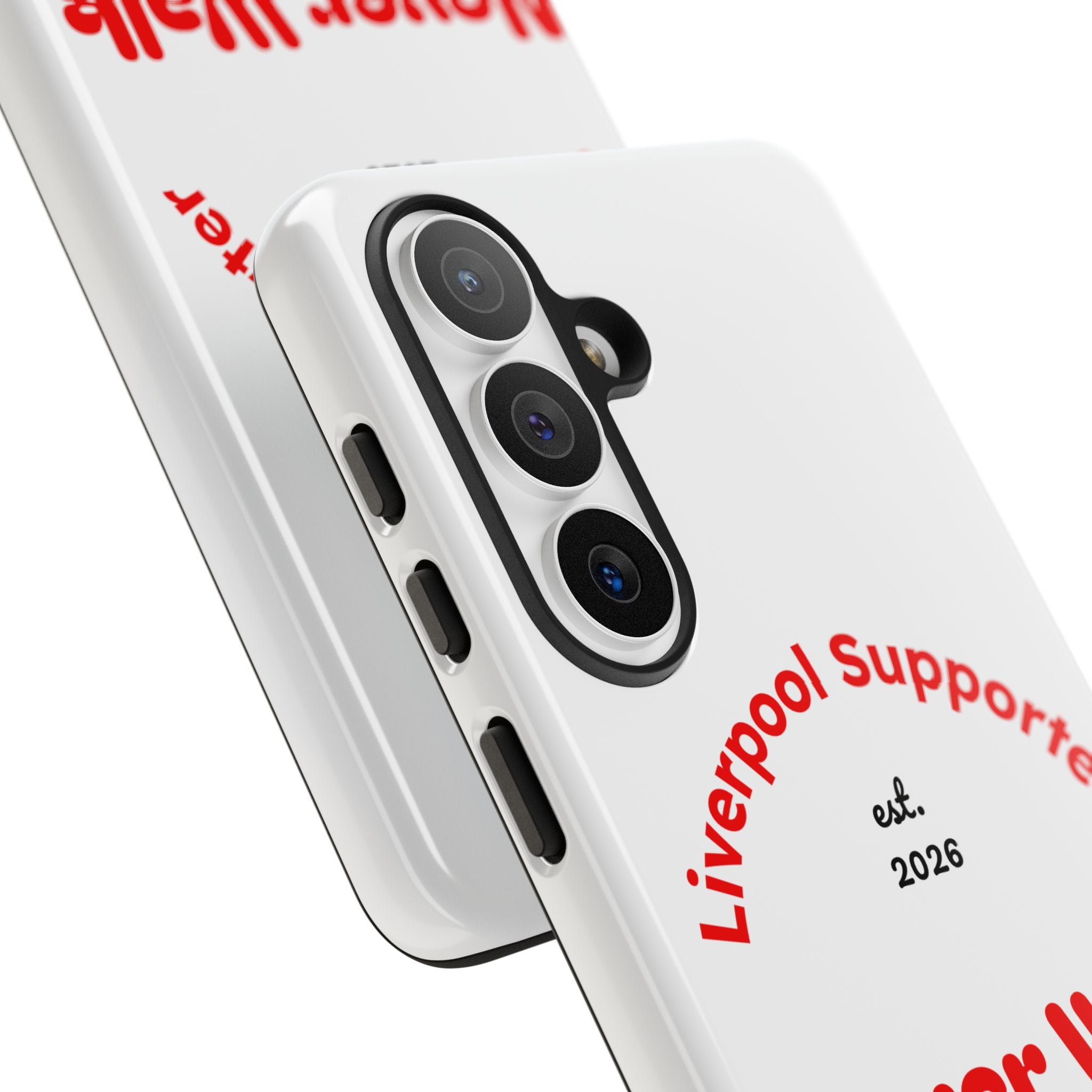 Liverpool Supporter Tough Case — "Never Walk Alone Again" Phone Cover
