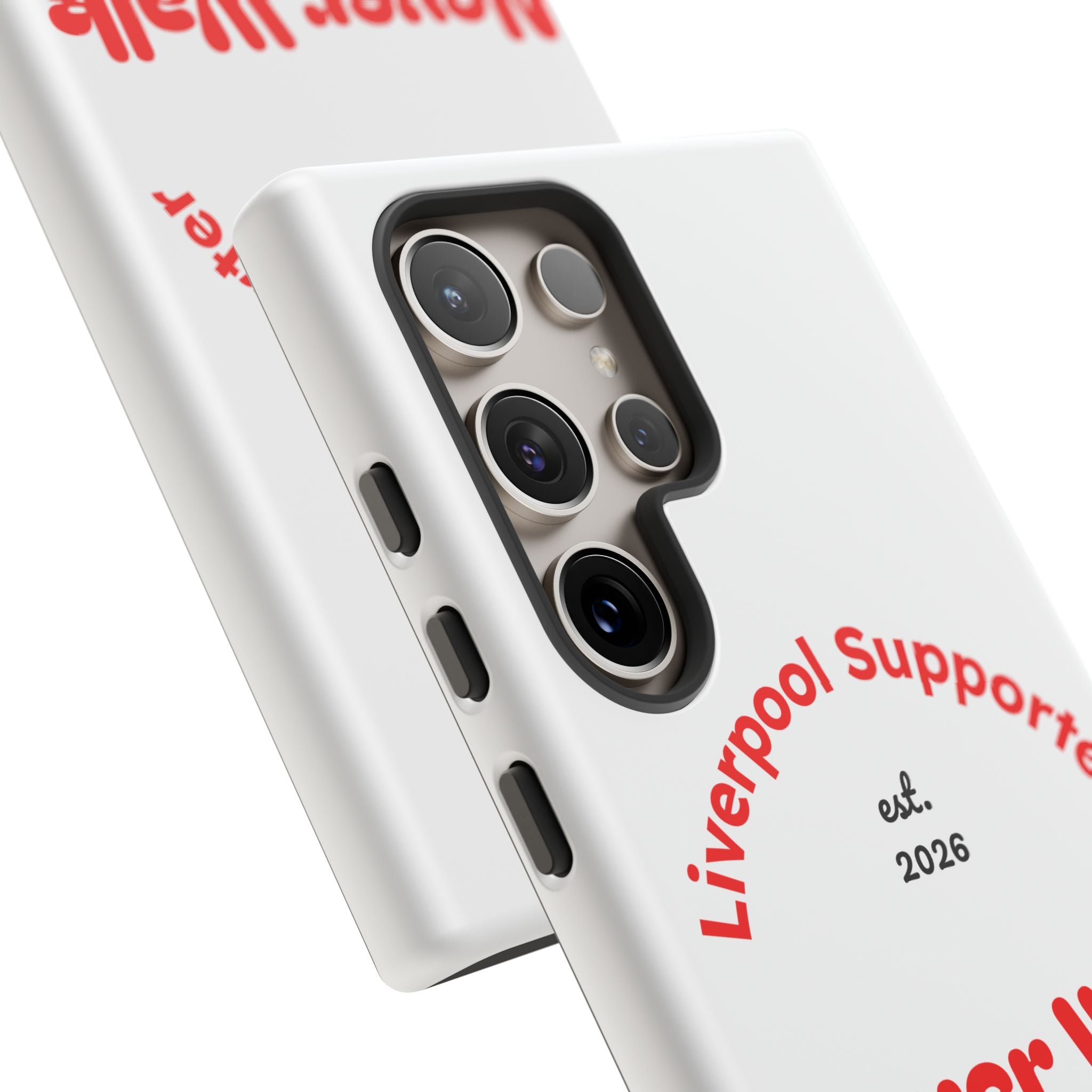 Liverpool Supporter Tough Case — "Never Walk Alone Again" Phone Cover