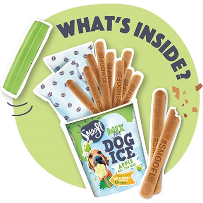 Smoofl Ice Mix For Dogs Apple