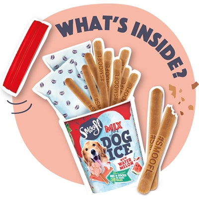 Smoofl Ice Mix For Dogs Watermelon