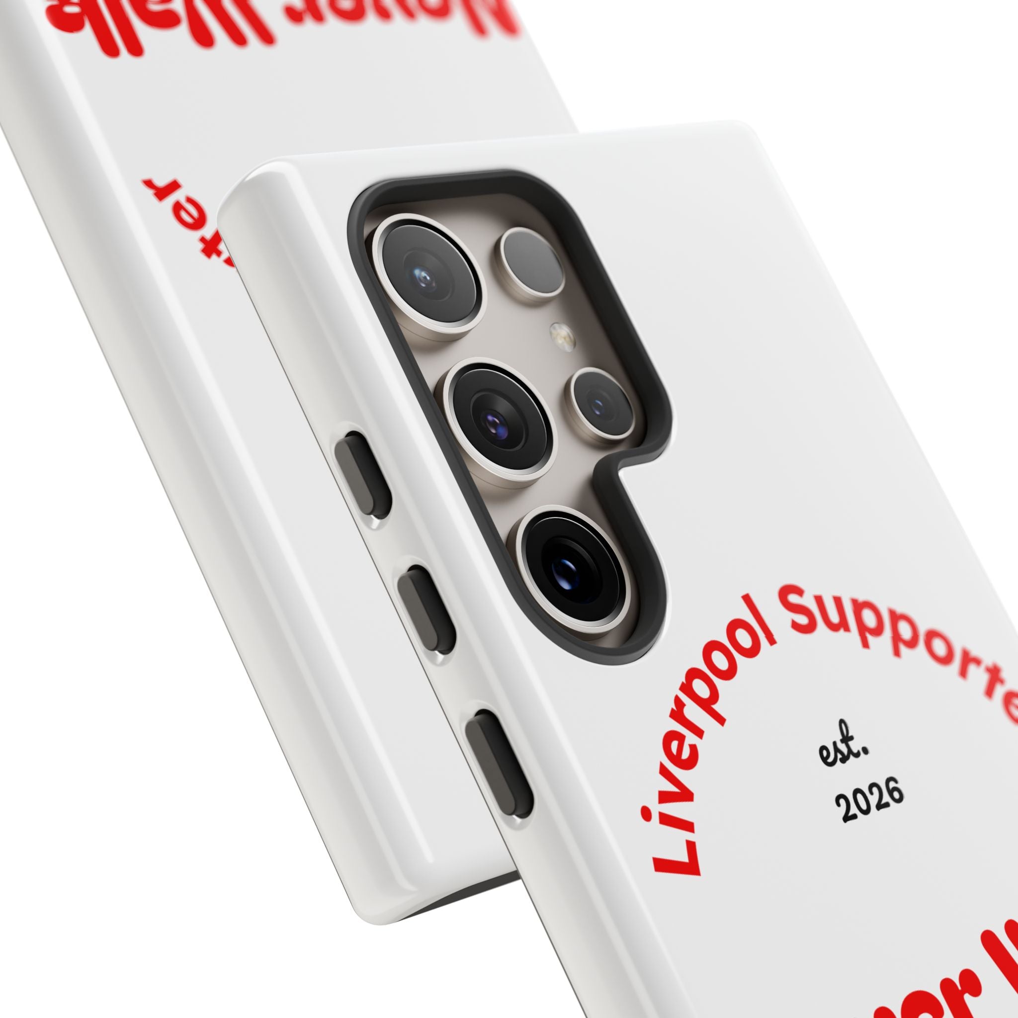 Liverpool Supporter Tough Case — "Never Walk Alone Again" Phone Cover